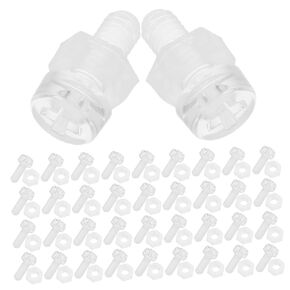 Cabilock 100pcs Acrylic Screws Nuts Assortment Hardware Kit for Precision and Stability