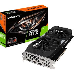 Gigabyte GeForce RTX 2060 Windforce OC 6G Graphics Card, 2X Windforce Fans, 6GB 192-bit GDDR6, GV-N2060WF2OC-6GD Video Card (Renewed)