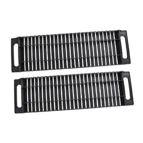2Pcs Dual Ear Static Bar Rack Slot PCB Support Frame for Circuit Board Storage Tough Wear Resistant Design for PCB and Static Needs