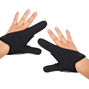 1 Pair Flexible Fishing Gloves, Fishing Gloves Index Finger Casting-Gloves, Antislip Thumb Fishing Glove, BreathableNeoprenes Fishing Gloves for Fishing Motorcycling Running Hiking