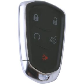 Compatible with Cadillac SRX XTS Escalade ATS CTS HYQ2AB 315MHZ Car Key Fob Keyless Control Entry Remote 5 Button Vehicles Replacement