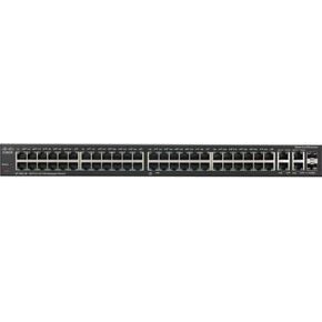 Cisco SF300-48PP 48-port 10/100 PoE+ Managed Switch with Gig Uplinks (Renewed)