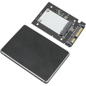 Keenso MSATA إلى III SSD SPANCE SILP SILP وتشغيل مربع محول لمستخدمي Windowslinux جميع مواد سبيكة الألومنيوم