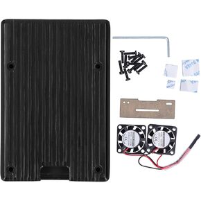 4B Case Cooling Shell Metal Box Aluminum Alloy Protect Enclosure with Large Heat Dissipation Area for Smooth Installation