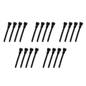 MEETOOT 20PCS Computer Case Fan Soft Silicone Anti-Vibration Screws Fan Rivets, Suitable for Computer Case Fans or CPU Fans