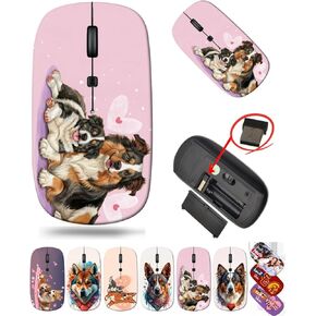maizi Custom Wireless Mouse for Laptop Chromebook Computer, Wireless Mice Image ID: 11280767 Nice Image of a Origi Portable 2.4G with USB Receiver Made in USA