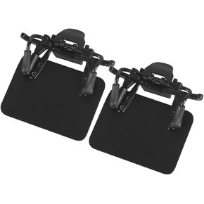 MiOYOOW Shooting Glasses Blinders, 2PCS Archery Eye Masks, Clip on Occluder Clip Patches for Police Troops Training Shooting