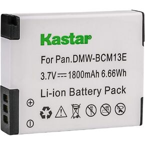 Kastar Battery Replacement for Panasonic DMW-BCM13 DMW-BCM13PP & Lumix DMC-FT5 Lumix DMC-LZ40 DMC-TS5 DMC-TZ37 DMC-TZ40 DMC-TZ41 DMC-TZ55 DMC-TZ60 DMC-ZS27 DMC-ZS30 DMC-ZS35 DMC-ZS40 Camera