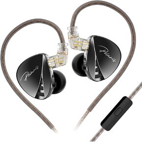 CCA Polaris 4 Tone Adjustable in Ear Monitor Headphones, Dynamic Dual Driver IEM Earphones, HiFi Stereo Gaming Earbuds with 2pin Detachable Cable