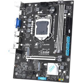 LGA 1151 Intel Socket LGA1151 CPU Processors Desk Motherboard 2*DDR4 Up to 32GB 1*PCIE3.0 x16 Slot Home Office Gaming Motherboard 3*SATA3.0 1000mbps Fast Ethernet 1*M.2 NVME 1* M.2 NGFF