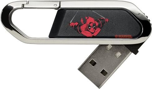 Marvel Deadpool Badge USB 32GB Clip Style Flash Drive in Saudi Arabia