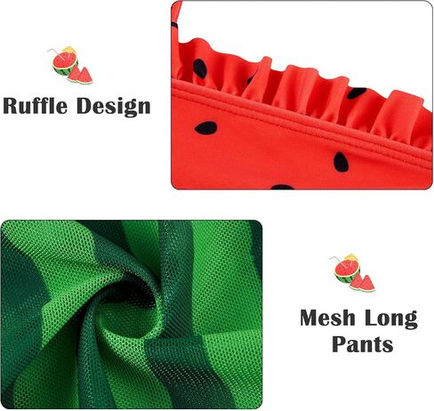 Hawaiian Bikini Army Green Swimwear for Girls 6 8 Year Old Palm Leaf Swimsuits Size 9 Kids Quick Dry High Waist Bathing Suits with Mesh Pants Little Girl's 3 Pieces Rash Guard Sunsuits Vacation Party in Saudi Arabia