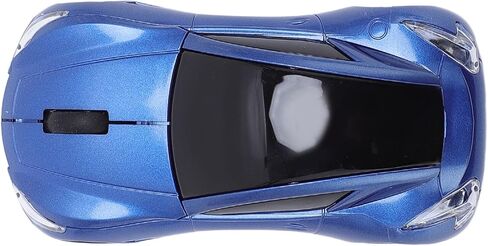 Sports Car Shaped Wireless Mouse, 1600DPI 2.4 GHz Ergonomic Cool Sport Car Optical Mouce with USB Receiver for Laptop, PC, Desktop (Pearl Blue) in Saudi Arabia