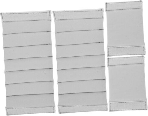 Mikikit 4pcs Padded Camera Bag Insert Partition Dividers for Soft Protection Scratch Resistant Lining Flexible Space Management Grey Color for DSLR and Mirrorless Cameras in Saudi Arabia