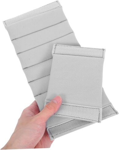 Mikikit 4pcs Padded Camera Bag Insert Partition Dividers for Soft Protection Scratch Resistant Lining Flexible Space Management Grey Color for DSLR and Mirrorless Cameras in Saudi Arabia