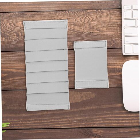 Mikikit 4pcs Padded Camera Bag Insert Partition Dividers for Soft Protection Scratch Resistant Lining Flexible Space Management Grey Color for DSLR and Mirrorless Cameras in Saudi Arabia