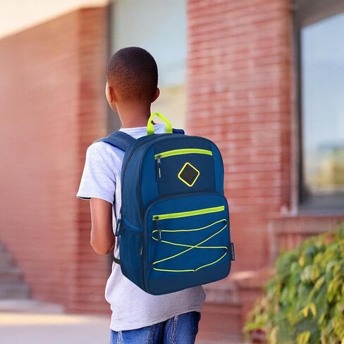 Trail maker Bulk Color Block Laptop Backpacks 24 Pack Wholesale Backpacks in Bulk for Kids Nonprofit (Male Colors Pack) in Saudi Arabia