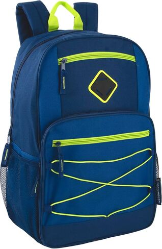 Trail maker Bulk Color Block Laptop Backpacks 24 Pack Wholesale Backpacks in Bulk for Kids Nonprofit (Male Colors Pack) in Saudi Arabia