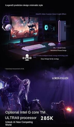 Alienware Dell Aurora R16 Gaming Desktop - Intel 24-Core Ultra 9 285K(Up to 5.7GHz), NVIDIA RTX 5080 16GB GDDR7, 64GB DDR5, 8TB SSD, 2TB HDD, Win11 Pro, w/DVD Drive in Saudi Arabia