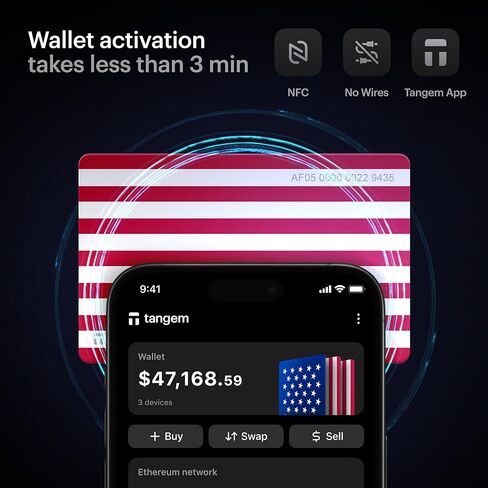 Tangem Note - Doge - محفظة الأجهزة - إدارة عملة Dogecoin الخاصة بك بسهولة in Kuwait