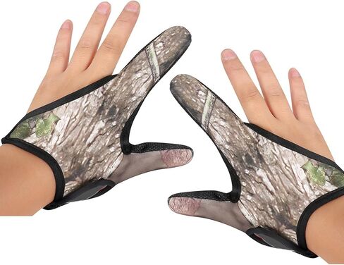 1 زوج قفازات صيد مرنة ، قفازات الصيد مؤشر إصبع الزلاجات ، قفازات الصيد المضادة للإبهام ، قفازات الصيد في التنفس لركوب الأسماك في الصيد المشي لمسافات طويلة in Kuwait