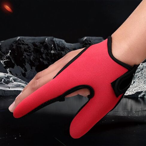 1 زوج قفازات صيد مرنة ، قفازات الصيد مؤشر إصبع الزلاجات ، قفازات الصيد المضادة للإبهام ، قفازات الصيد في التنفس لركوب الأسماك في الصيد المشي لمسافات طويلة in Kuwait