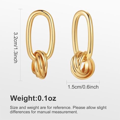 Gold Hoop Earrings, 18K Gold Plated Earrings for Women, Hypoallergenic Gold Earrings with 925 Sterling Silver Posts, Small Hoop Earrings for Anniversary, Birthday in Saudi Arabia