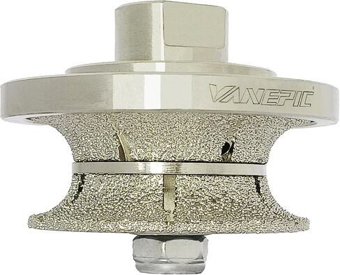 V30 Diamond Full Bullnose Profile Wheel Diamond Hand Profiler Router Bit Wheel فراغ النحاس مع 5 / 8-11 الموضوع لمطحنة الملمع الجرانيت والخرسانة والرخام وتشكيل حافة كونترتوب in Saudi Arabia
