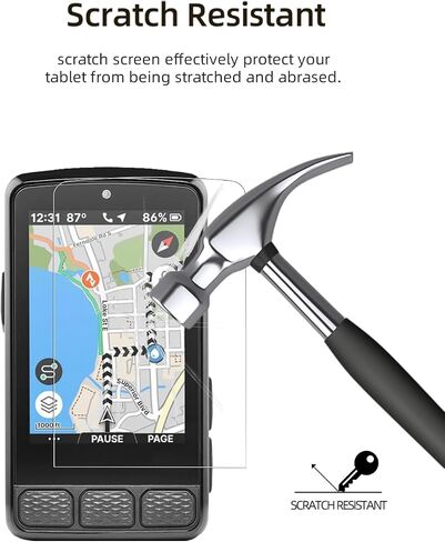 Screen Protector for Wahoo ELEMNT ROAM V3 GPS Cycling/Bike Computer, High-definition Scratch Resistant Film,Bubble Free HD Clear with Easy Installation Kit,(2 Pack). in Saudi Arabia