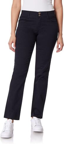 WallFlower Women's Juniors InstaSoft Luscious Curvy Mid Rise Uniform Bootcut Pants, Hummus, 3 in Saudi Arabia