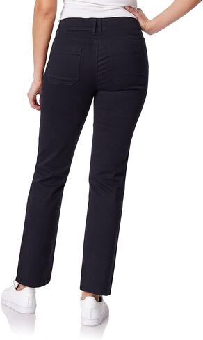 WallFlower Women's Juniors InstaSoft Luscious Curvy Mid Rise Uniform Bootcut Pants, Hummus, 3 in Saudi Arabia