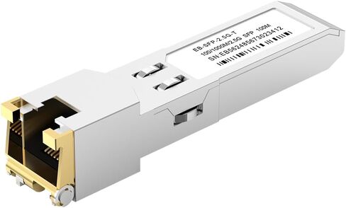 1.25G SFP-T Fiber Transceiver, Copper SFP to RJ45 Optical Module Auto-Negotiation, 10GBase SR, fit for Intel in Kuwait
