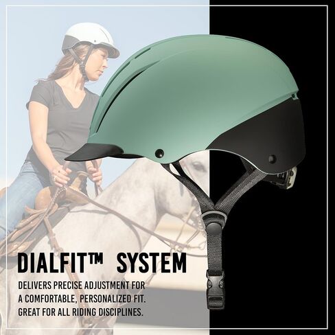 Troxel Spirit MIPS Duratec Horseback Riding Helmet Black S in Saudi Arabia
