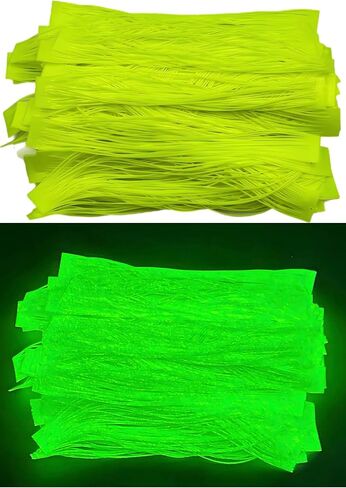 Glow in Dark Rubber Skirts for Fishing Lures Silicone Skirts Fishing Glow in Dark Skirts for Spinner Baits Buzz Baits or Jigs Skirts in Kuwait