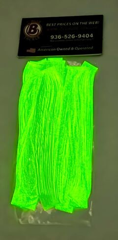 Glow in Dark Rubber Skirts for Fishing Lures Silicone Skirts Fishing Glow in Dark Skirts for Spinner Baits Buzz Baits or Jigs Skirts in Kuwait