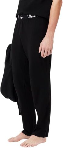 Lacoste mens Straight Fit Pajama Pant With Croc Waistband in Saudi Arabia
