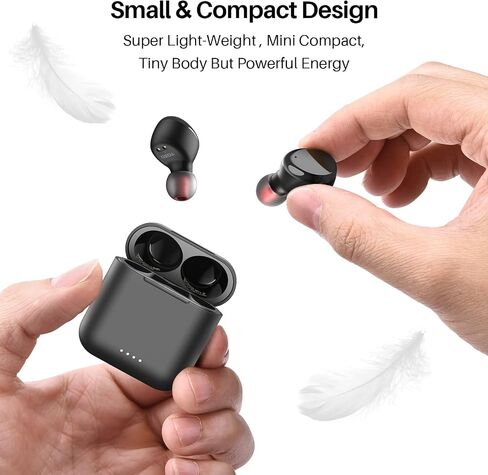 Tozo T6 سماعات الأذن اللاسلكية الحقيقية Bluetooth 5.3 مع كابل USB-C إلى USB-A شحن in Saudi Arabia