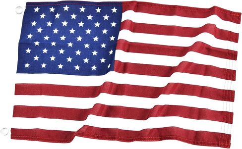 MARINE CITY American Flag Luxury Embroidered Stars and Double Stitched Sewn Stripes Polyester US Flags with Canvas Header and 2 Metal Grommets 20 x 30 Inches for Marines Boats Yachts (Pack of 1) in Saudi Arabia