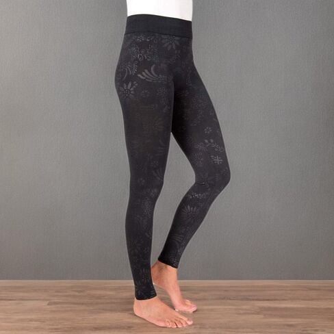 MUK LUKS Women's Embossed Legging in Saudi Arabia
