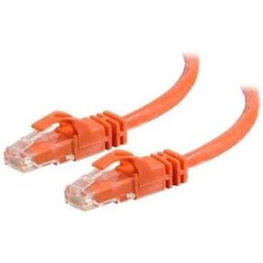 7 Ft (7ft) Cat6 Ethernet Network Patch Cable RJ45 (10 Pack) Orange