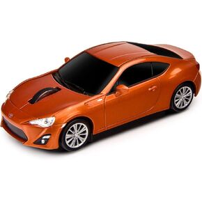 Wireless Computer Mouse - Computer Accessories - Orange Wirelesss Mouse, Sport's Car Design with LED Lights - Style# T95910
