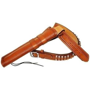 Mare’s Leg Ranch Hand Western Gunfighter Holster – Handmade Leather Holster for Chiappa .38 SPL / 9MM – Cowboy Style Carry Rig