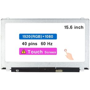 Screen Replacement NV156FHM-A21 for Dell Inspiron 15 3541 3542 5542 15.6" FHD 1920x1080 40 pin 60 HZ LCD Touch Screen Display Panel