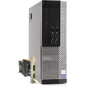 Dell Video Editing CAD OptiPlex 7020 Desktop Computer PC, Intel Core i7-4570 3.2 GHz Processor, 16GB RAM, 480GB SSD (Fast Boot) + 2TB HDD, Graphics RX-550 4GB DDR5, WiFi, Windows 11 Pro (Renewed)