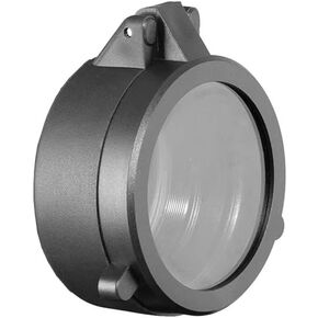 Optics Scope Caps Quick Flip Spring Up Open Lens Cover，Eye Protect Ocular/Objective Sight Cap Cover Kits，Front Transparent HD Protective Cover for 30mm-69mm Diameter Scope Accessories