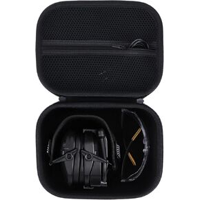 Storage Case Compatible with PROHEAR 066 030 / Howard Leight Honeywell Impact Sport/Walkers Razor Slim Electronic Shooting Earmuffs Hearing Protection Muffs WALKER'S Razor Walkie Talkie