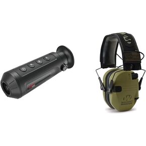 AGM Global Vision Thermal Monocular Taipan TM10-256 Thermal Imaging Monocular for Hunting 256x192 & Walker's Razor Slim Electronic Shooting Earmuffs
