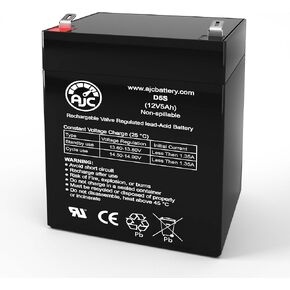 AJC Battery Compatible with bXterra BG550 12V 5Ah UPS Battery