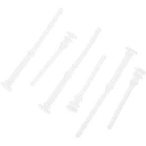 Homoyoyo 20pcs Case Fan Mounting Screws Noise Absorption Rubber Rivets for Cooling Fans Easy Install Dampening Fasteners Compatible Computer Cases