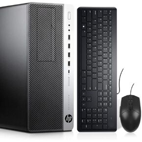 HP EliteDesk 800 G3 Tower Desktop Computer PC SFF, Intel core i7-6700 up to 4 GHz, 16GB DDR4, 512GB SSD, Keyboard and Mouse, WiFi, Bluetooth, DP, VGA Ideal for Home /Office Windows 10 Pro (Renewed)